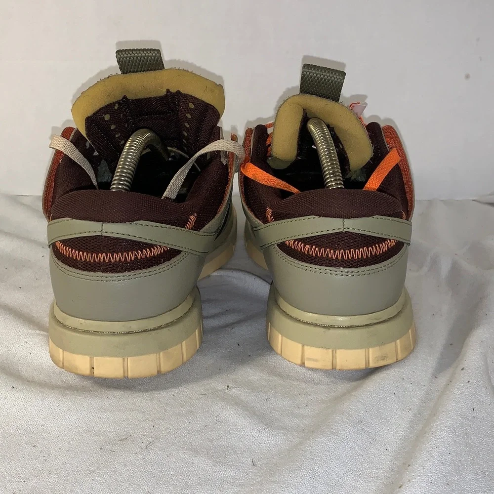 Nike Mens Dunk Low Remastered Jumbo Medium Olive Sneakers